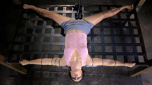 Bound dungeon sex slave Wenona vibrated